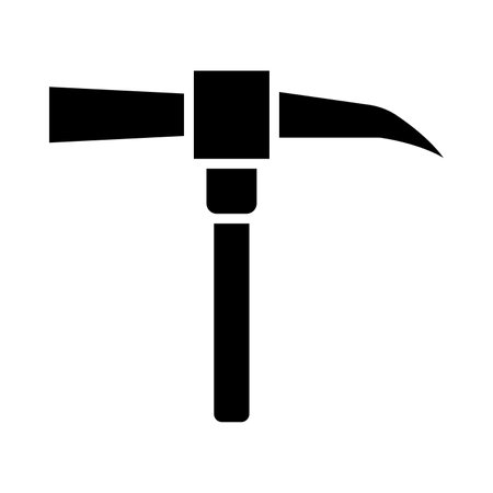 Pick Mattock Vector Glyph Icon For Personal And Commercial Use.のイラスト素材