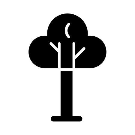 Tree Vector Glyph Icon For Personal And Commercial Use.のイラスト素材