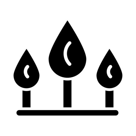 Forest Vector Glyph Icon For Personal And Commercial Use.のイラスト素材