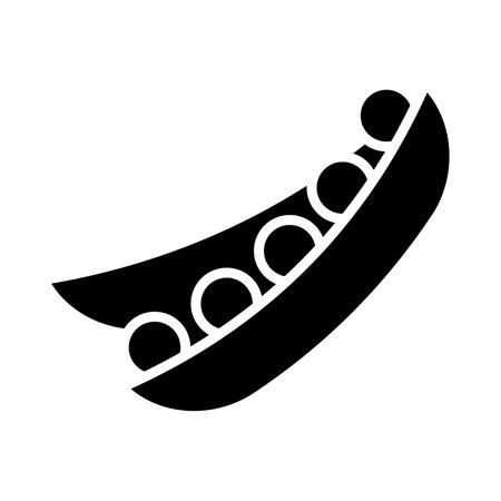 Pea Vector Glyph Icon For Personal And Commercial Use.のイラスト素材