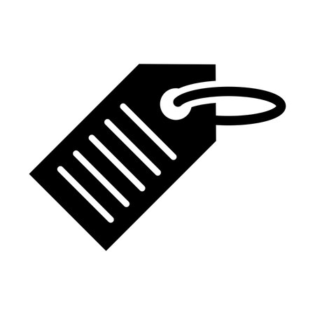 Tag Vector Glyph Icon For Personal And Commercial Use.のイラスト素材
