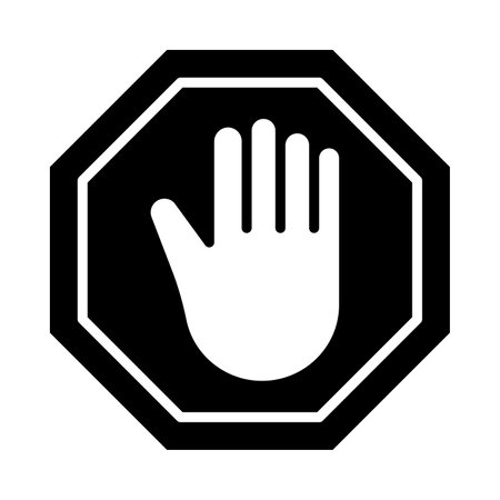 Stop Vector Glyph Icon For Personal And Commercial Use.のイラスト素材