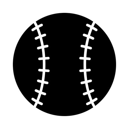 Baseball Vector Glyph Icon For Personal And Commercial Use.のイラスト素材