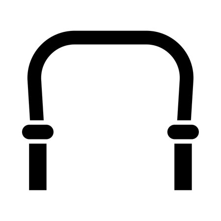 Jumping Rope Vector Glyph Icon For Personal And Commercial Use.のイラスト素材