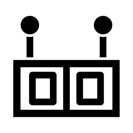 Scoreboard Vector Glyph Icon For Personal And Commercial Use.のイラスト素材