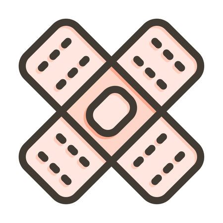 Thick Line Filled Colors For Personal And Commercial Use.のイラスト素材