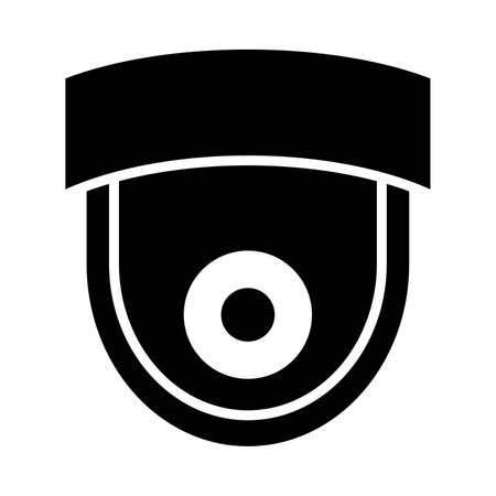 Surveillance Vector Glyph Icon For Personal And Commercial Use.のイラスト素材