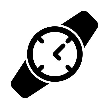 Watch Vector Glyph Icon For Personal And Commercial Use.のイラスト素材