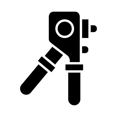 Riveter Vector Glyph Icon For Personal And Commercial Use.のイラスト素材