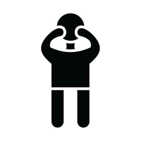 Crying Vector Glyph Icon For Personal And Commercial Use.