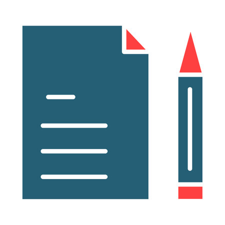 Notes Vector Glyph Two Color Icon For Personal And Commercial Use.のイラスト素材