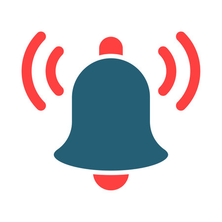 Notification Glyph Two Color Icon For Personal And Commercial Use.