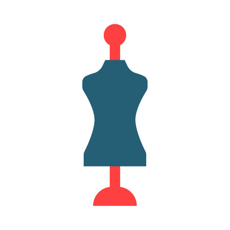 Mannequin Glyph Two Color Icon For Personal And Commercial Use.のイラスト素材