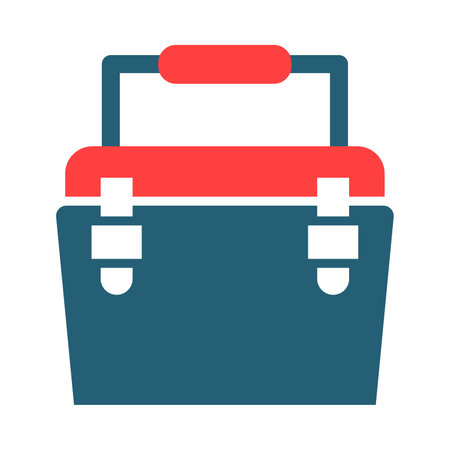 Ice Box Glyph Two Color Icon For Personal And Commercial Use.