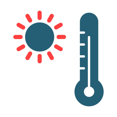 Hot Glyph Two Color Icon For Personal And Commercial Use.のイラスト素材