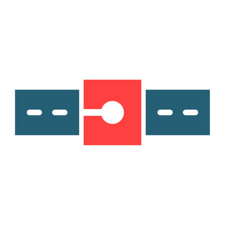 Belt Glyph Two Color Icon For Personal And Commercial Use.のイラスト素材
