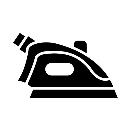 Iron Vector Glyph Icon For Personal And Commercial Use.のイラスト素材