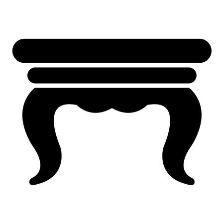 Table Vector Glyph Icon For Personal And Commercial Use.のイラスト素材