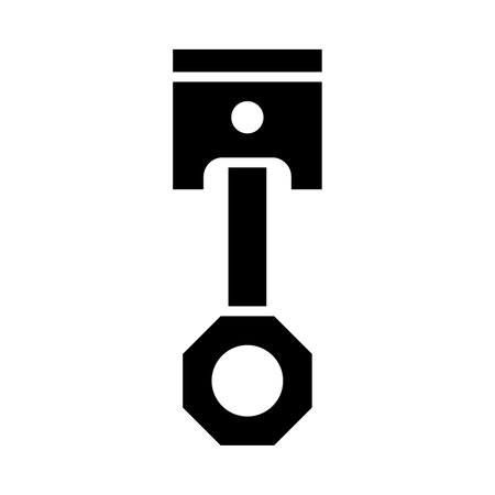 Piston Vector Glyph Icon For Personal And Commercial Use.のイラスト素材