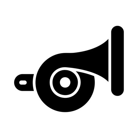 Horn Vector Glyph Icon For Personal And Commercial Use.のイラスト素材