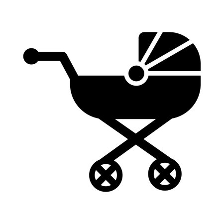 Carriage Vector Glyph Icon For Personal And Commercial Use.のイラスト素材