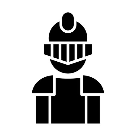 Knight Vector Glyph Icon For Personal And Commercial Use.のイラスト素材