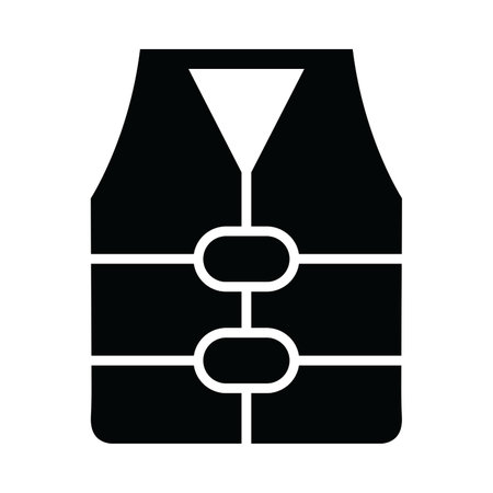 Vest Vector Glyph Icon For Personal And Commercial Use.のイラスト素材