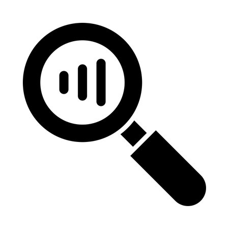 Analysics Vector Glyph Icon For Personal And Commercial Use.のイラスト素材