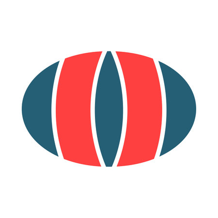 Honeydew melon Glyph Two Color Icon For Personal And Commercial Use.のイラスト素材