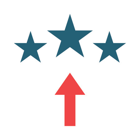 Rating Glyph Two Color Icon For Personal And Commercial Use.のイラスト素材