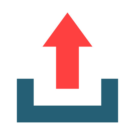 Upload Glyph Two Color Icon For Personal And Commercial Use.のイラスト素材
