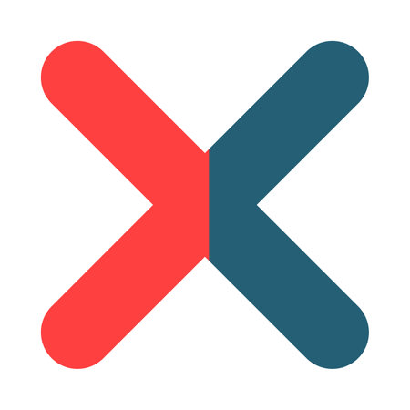 Cancel Glyph Two Color Icon For Personal And Commercial Use.