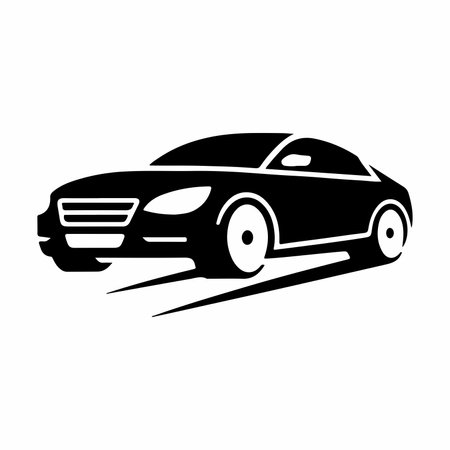 Sport car icon. Simple illustration of sport car vector icon for webのイラスト素材