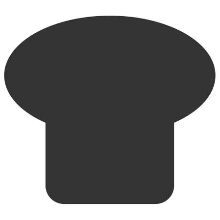 Mushroom vector illustration. Flat illustration iconic design of mushroom, isolated on a white background.のイラスト素材