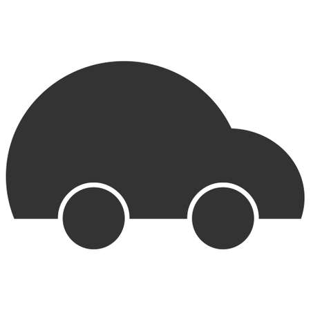 Private car vector illustration. Flat illustration iconic design of private car, isolated on a white background.のイラスト素材