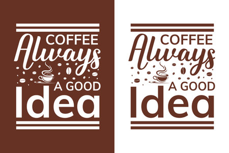 Coffee design over white and brown background, vector illustration.のイラスト素材