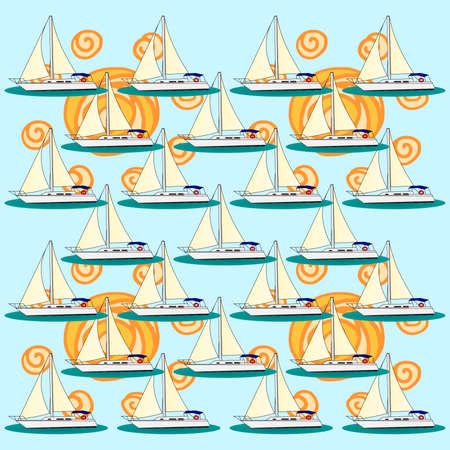 Traveling pattern. colorful seamless graphic background