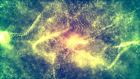 Background with nice abstract wavesの写真素材