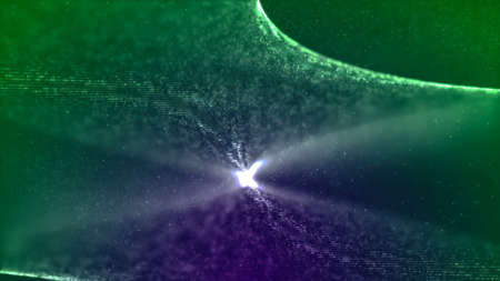 Background with nice abstract green wavesの写真素材