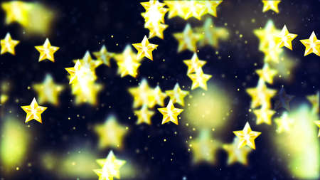 Background with nice flying stars