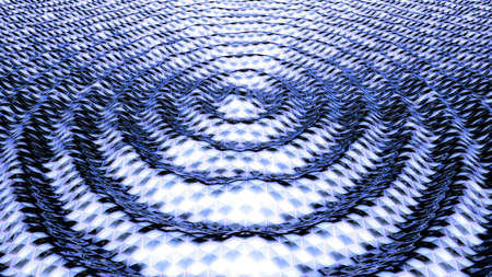 flow metallic liquid with reflections.の写真素材