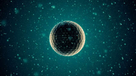 Abstract CGI motion graphics and animated background