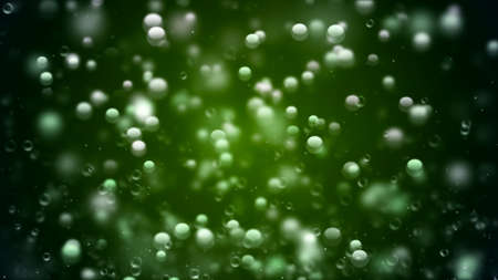 Background with nice flying bubblesの写真素材