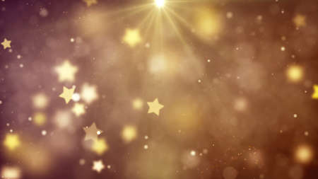 Background with nice flying starsの写真素材