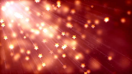 Background with nice flying starsの写真素材