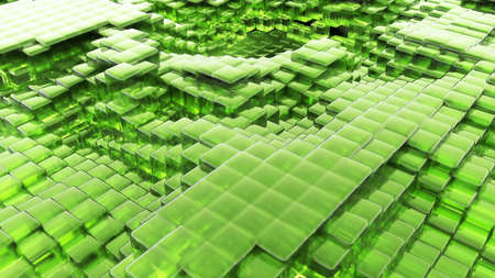 wave glass liquid with animated reflections.