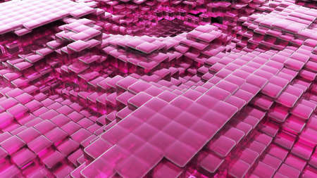 wave glass liquid with animated reflections.