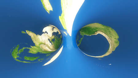 Earth Spiral Tunnel.の写真素材