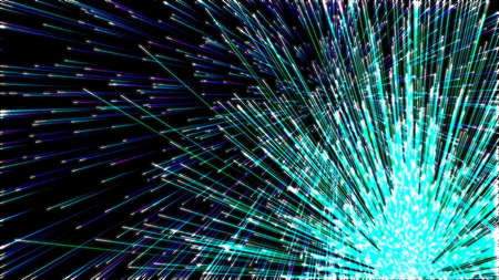 Background with nice fireworksの写真素材