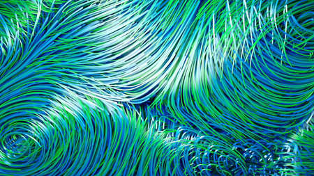 Flowing streaks of light background animation.の写真素材